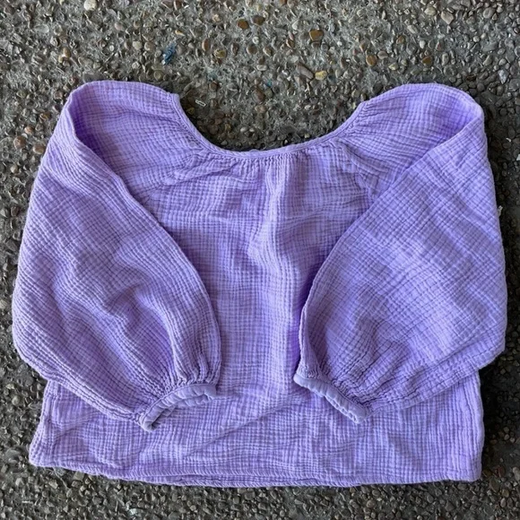 universal threads purple flowy top size m - Picture 4 of 5